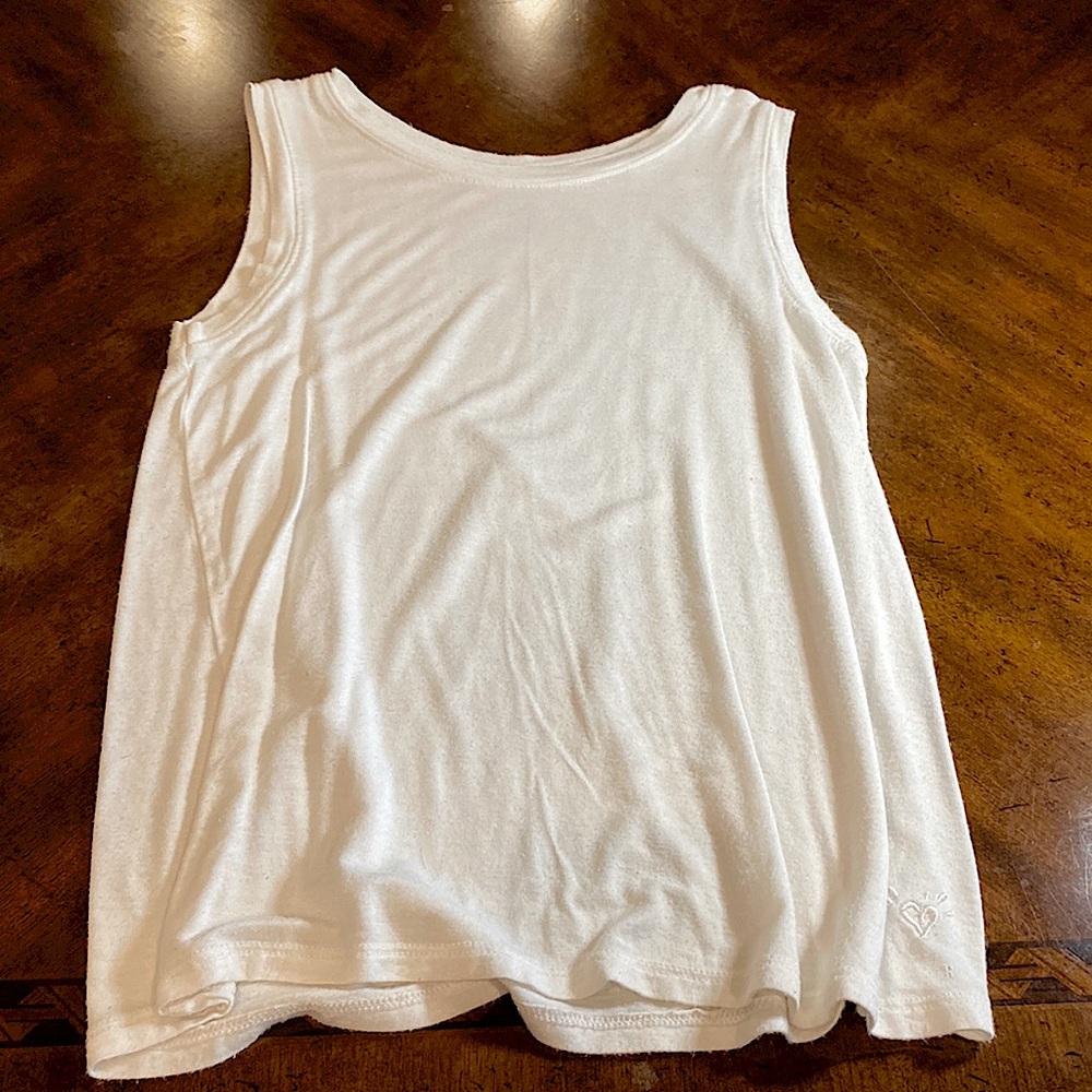 White tank top